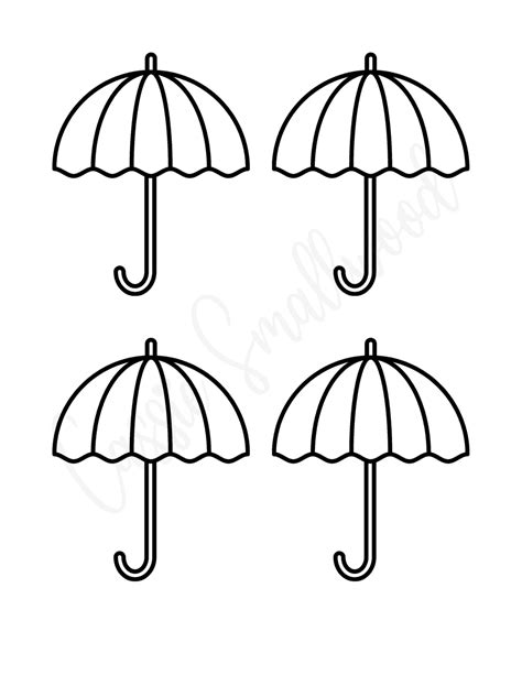 unique umbrella templates  printables cassie smallwood