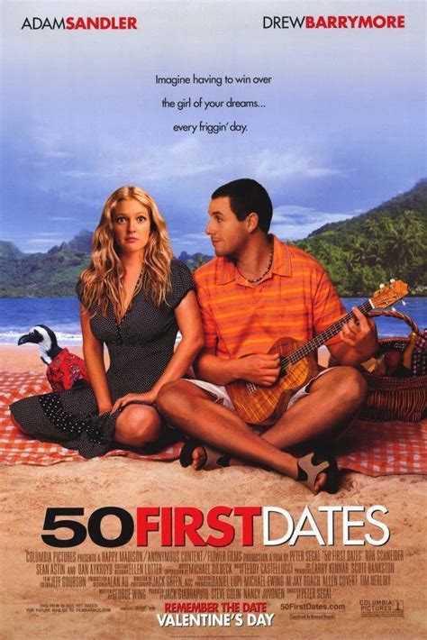 50 first dates 11x17 movie poster 2004 50 first dates adam sandler