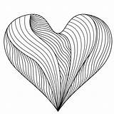 Heart Coloring Pages Pretty Cute Printable Color Getcolorings sketch template