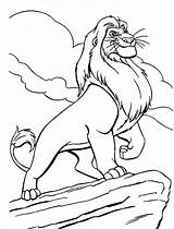 Simba Coloring Mufasa Lion Pages King Scar Father Drawing Awesome Disney Printable Online Superhero Getdrawings Print Color Kids Getcolorings Size sketch template