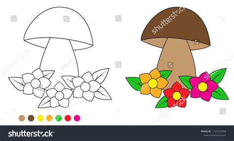 coloring page worksheet game kids coloring stock vector royalty