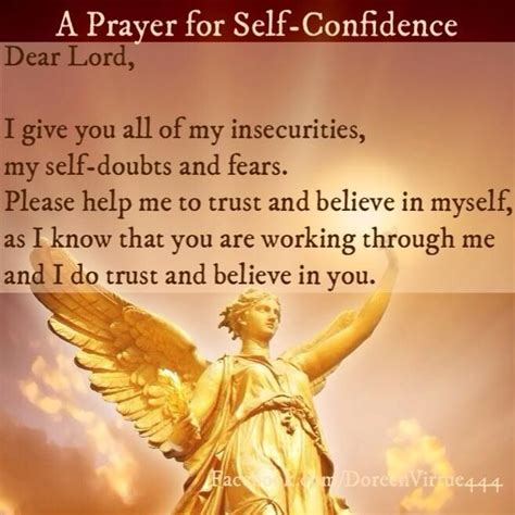 a prayer for self confidence prayer for confidence strength in spanish