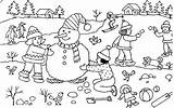 Coloring Pages Kids Winter Coloriage Hiver Snowman Fun Christmas Téli Noel Printable Sheets Choose Board Táj Snow Hu Dari Lapunk sketch template