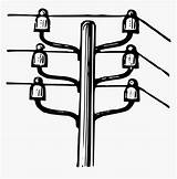 Electrica Electricity Poles Publicdomains Openclipart Clipground Powerpole Transparent Powerlines Designlooter Jing sketch template