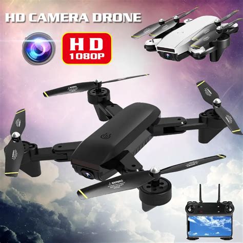 foldable rc drone wifi fpv p hd camera wide angle optical flow dual follow  altitude hold