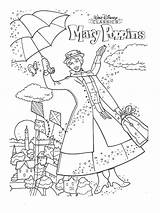 Mary Poppins Coloring Pages Printable Sheets Kids Color Disney Bloody Coloriage Silhouette Galerie Accueil Coloriages Party Movie Books Popular Print sketch template