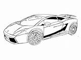 Lamborghini Pages Coloring Color Template sketch template