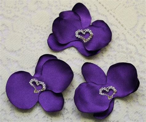 purple satin flower 25 purple satin orchids purple by idodoodads 32