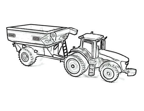 semi truck  trailer drawing sketch coloring page