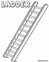 Ladder Coloringway sketch template