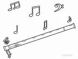 Coloring Pages Notes Music Musical Note Printable Cool2bkids sketch template