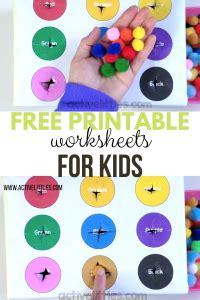 printable toddler worksheets active littles