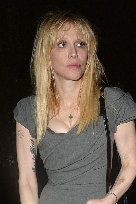 Courtney Love Leaves A Pre Oscar Talent Agency Party In Los Angeles