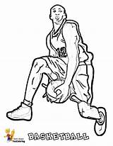 Basketball Coloring Player Pages Players Kids Yescoloring Print Boys Sheet Jordan Bold Men Book sketch template