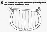 Davi Harpa Saul Dominical Escola Toca Professora Rosemeire sketch template