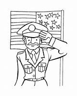 Veterans Coloring Salute Veteran Celebrating Giving Old sketch template