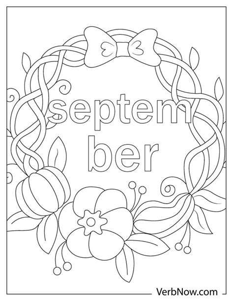 september coloring pages book   printable  verbnow