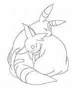 Umbreon Pokemon Espeon sketch template