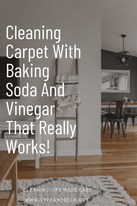 cleaning carpet  baking soda  vinegar   works type