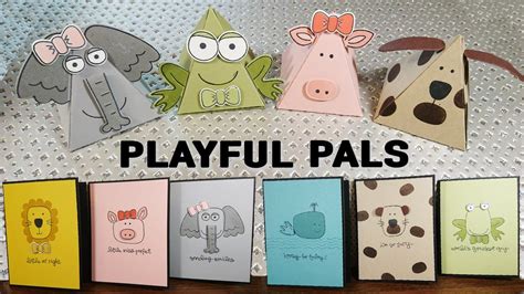 stamping jill fun playful pal ideas playful pals stampin  card