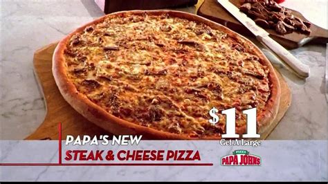 Papa John S Steak And Cheese Pizza Tv Commercial Better