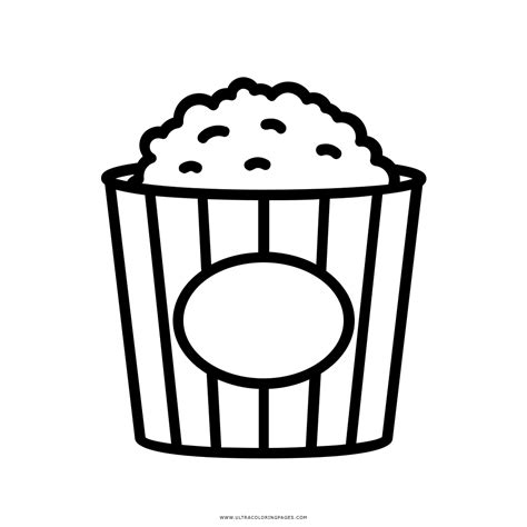 popcorn coloring page ultra coloring pages