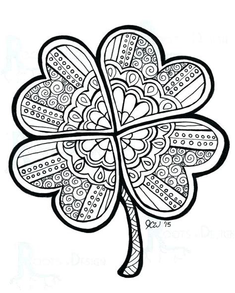 leaf clover clipart  getdrawings