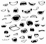 Teeth Bocas Expressions Gesture Desenhando Commissions Hibou Quen Bim sketch template