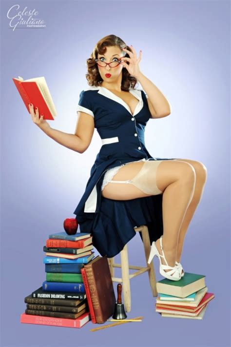 Not Pulp Covers • Books0977 Reading Books In Retro Pin Up Pose
