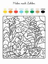 Malen Zahlen Nach Ausmalbild Ausmalen Kostenlos Ausdrucken Ostern Activities Painting School Number sketch template