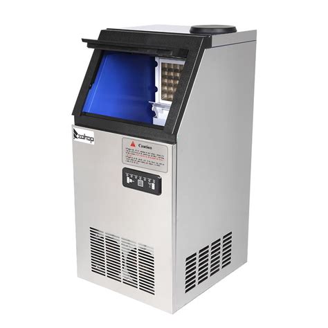 zimtown commercial ice machine lbsh automatic freestanding ice
