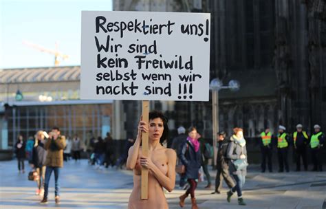 Cologne Attacks Naked Protest Staged By Artist Over New Year S Eve