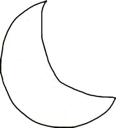 moon pattern outline coloring page happy campers outlines