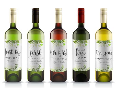 wine labels templates