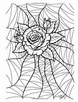 Gothic Coloring Book Adult Color Designlooter 47kb sketch template