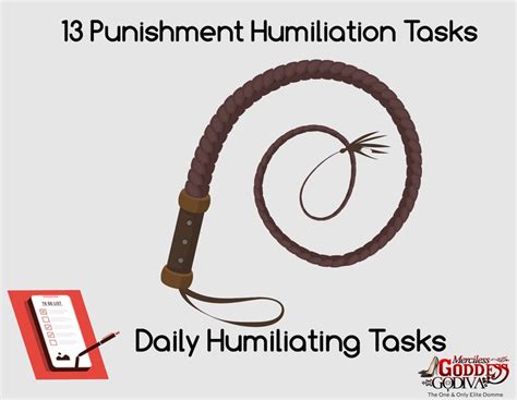 13 Daily Punishment Humiliation Tasks Femdom Humiliation Etsy
