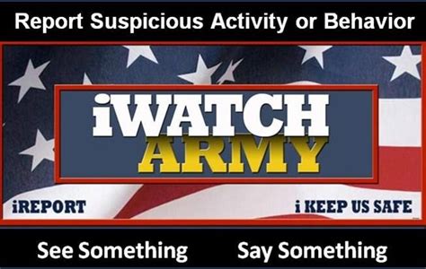 Be On The Lookout For Suspicious Activity Article The