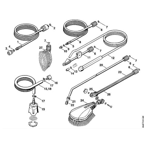 stihl    pressure washer    parts diagram  tools