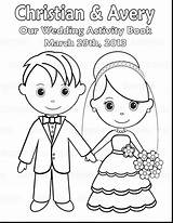 Coloring Wedding Pages Book Entitlementtrap sketch template