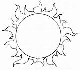 Sun Coloring Printable Pages Sunset Drawing Sunrise Template Sunshine Sunflower Clip Beach Aztec Getdrawings Color Drawings Getcolorings Colouring Mountain Cartoon sketch template