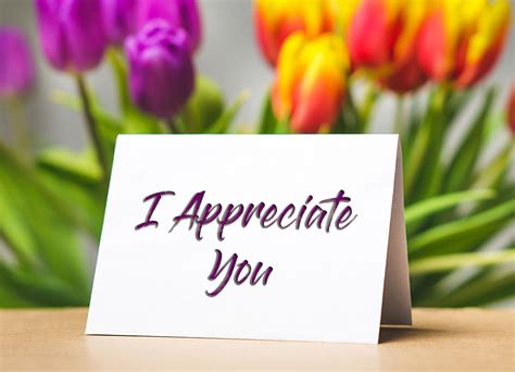 appreciative      appreciation messages show