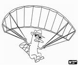 Paragliding Perry sketch template