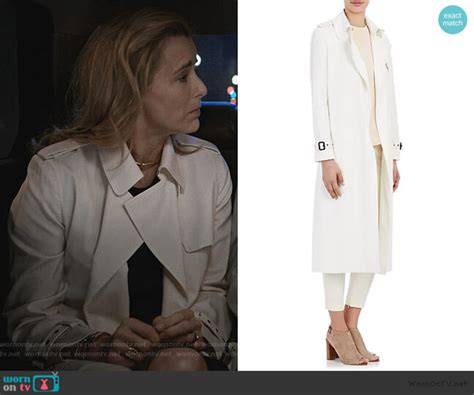 Wornontv Elizabeth’s White Trench Coat On Madam Secretary Téa Leoni