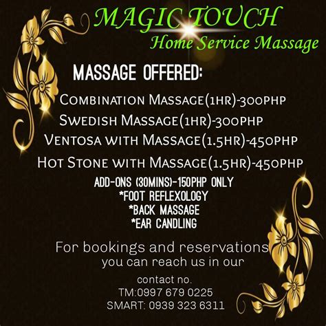 magic touch spa  home service massage home