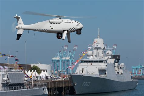 belgian navy tests austrian copter drone   sea surveillance