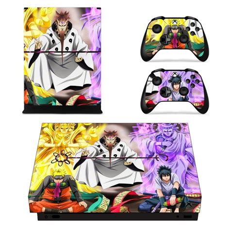 Anime Naruto Faceplates Skin Console And Controller Decal Stickers For
