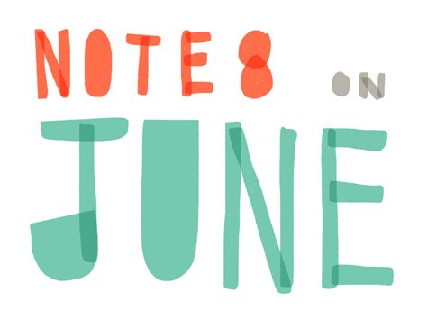 notes  june