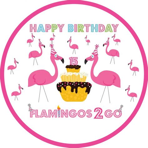 happy birthday flamingos   flamingos