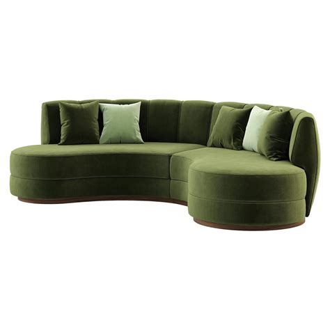 curved green couch escapeauthoritycom