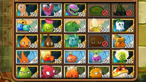 plants  zombies    seed packets background unused youtube